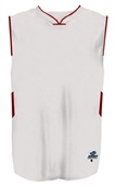 Womens Chevron Dazzle Drop Tail Basketball Jersey WHITE/CARDINAL Primary