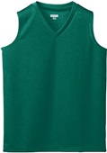 Ladies Wicking Mesh Sleeveless Athletic Jersey 525 DARK GREEN Primary