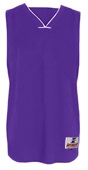 Men's Stretch Pebble Mesh Long Scoop Tail Basketball Jerseys NEW PURPLE Primary