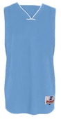 Men's Stretch Pebble Mesh Long Scoop Tail Basketball Jerseys COLUMBIA BLUE Primary