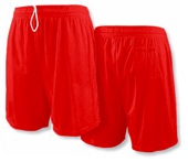 Adult 7" Inseam Deep Side Pockets Mesh Coaches Shorts