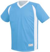 High Five Adult DYNAMIC Reversible Athletic Jersey 372550 Outside: COLUMBIA BLUE/WHITE, Inside: WHITE Primary