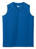 Girls Wicking Mesh Sleeveless Basketball Jersey  ROYAL Primary
