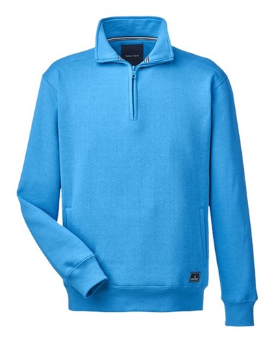 Nautica Men's Anchor Quarter-Zip Pullover N17176. Decorated in seven days or less.
