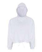 Ladies' Tridri Maria Cropped Oversized Hoodie TD085 WHITE Primary