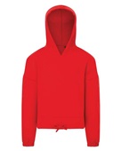 Ladies' Tridri Maria Cropped Oversized Hoodie TD085 FIRE RED Primary