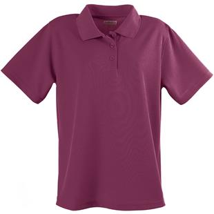 Womens 3-Button Polo Shirt (Black,Forest,Graphite,Maroon,Navy,Red,Royal,White)