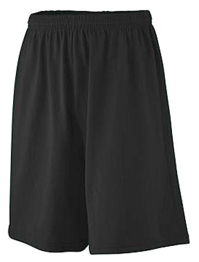 Augusta 9" Adult Longer Length Jersey Short No Pockets 915