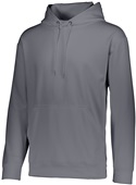 Augusta Adult Athletic Wear Wicking Fleece Hooded Sweatshirt GRAPHITE Primary