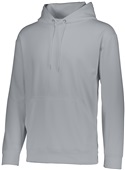 Augusta Adult Athletic Wear Wicking Fleece Hooded Sweatshirt ATHLETIC GREY Primary