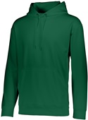 Augusta Adult Athletic Wear Wicking Fleece Hooded Sweatshirt DARK GREEN Primary