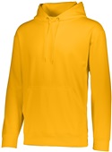 Augusta Adult Athletic Wear Wicking Fleece Hooded Sweatshirt GOLD Primary
