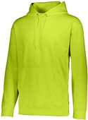Augusta Adult Athletic Wear Wicking Fleece Hooded Sweatshirt LIME Primary