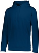 Augusta Adult Athletic Wear Wicking Fleece Hooded Sweatshirt NAVY Primary