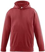 Augusta Athletic Wear Wicking Fleece Hoodie CARDINAL Primary