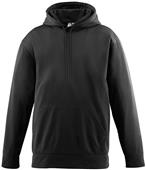Augusta Youth Wicking Fleece Sweatshirt Hoodie 5506 BLACK Primary