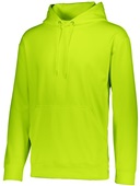 Augusta Youth Wicking Fleece Sweatshirt Hoodie 5506 LIME Primary