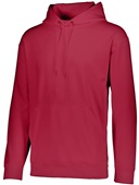 Augusta Youth Wicking Fleece Sweatshirt Hoodie 5506 CARDINAL Primary
