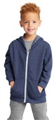 Royal Apparel Infant Toddler Fashion Fleece Zip Hoodie HEATHER INDIGO Primary