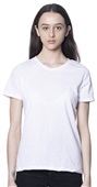Royal Apparel Womens Relaxed Fit Short Sleeve Tee 5120 WHITE Primary