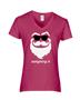 Epic Ladies X-Sleighing It V-Neck Graphic T-Shirts
