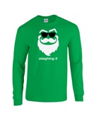 Epic X-Sleighing It Long Sleeve Cotton Graphic T-Shirts