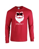 Epic X-Sleighing It Long Sleeve Cotton Graphic T-Shirts
