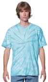 Royal Apparel Unisex Organic Spiral Tie Dye Tee 5551OSP