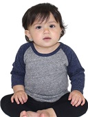 Royal Apparel Infant, Toddler Triblend Raglan Baseball Shirt