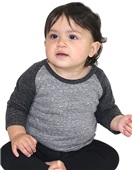 Royal Apparel Infant, Toddler Triblend Raglan Baseball Shirt