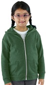 Royal Apparel Toddler Youth Triblend Fleece Zip Hoodie