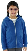 Royal Apparel Toddler Youth Triblend Fleece Zip Hoodie