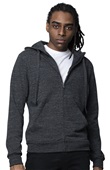 Royal Apparel Unisex eco Triblend French Terry Full Zip Hoodie 42100