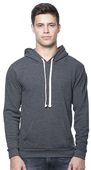 Royal Apparel Unisex Organic RPET French Terry Pullover Hoodie 97155 HEATHER COAL Primary