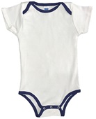 Royal Apparel Infant Organic One Piece Contrast Binding 2138ORG