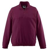 Augusta Adult Youth Fleece 1/2 Zip Pullover (AS- Forest,Navy,Royal), (YXS- Black,Royal)