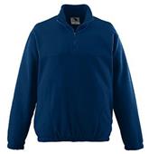 Augusta Adult Youth Fleece 1/2 Zip Pullover (AS- Forest,Navy,Royal), (YXS- Black,Royal)