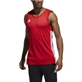 Adidas 3G Speed Reversible Mens Basketball Jersey Outside: POWER RED/WHITE, Inside: WHITE/POWER RED Primary
