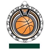 Hasty Award Basketball Eclipse Insert Medal M-4401 Hasty Award Basketball Eclipse Insert Medal M-4401