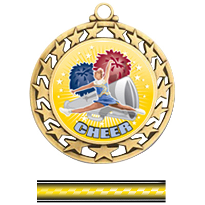 GOLD MEDAL/VICTORY YELLOW NECK RIBBON