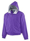 Augusta Youth Hooded Taffeta Lined Fleece Jacket