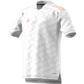 Adidas Condivo 21 Primeblue Youth Soccer Jersey WHITE/GLOW PINK Primary