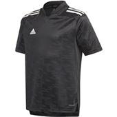 Adidas Condivo 21 Primeblue Youth Soccer Jersey BLACK/WHITE Primary