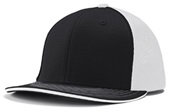 Champro Varsity Fitted Trucker Baseball Cap HC3 BLACK/WHITE/BLACK_BLACK PIPE Primary