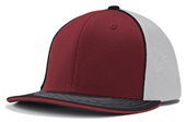 Champro Varsity Fitted Trucker Baseball Cap HC3 CARDINAL/WHITE/BLACK_BLACK PIPE Primary
