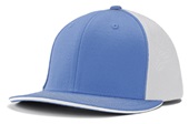 Champro Varsity Fitted Trucker Baseball Cap HC3 LT BLUE/WHITE/LT BLUE_LT BLUE PIPE Primary