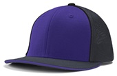 Champro Varsity Fitted Trucker Baseball Cap HC3 PURPLE/GRAPHITE/BLACK_BLACK PIPE Primary