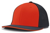 Champro Varsity Fitted Trucker Baseball Cap HC3 ORANGE/GRAPHITE/BLACK_BLACK PIPE Primary