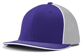 Champro Varsity Fitted Trucker Baseball Cap HC3 PURPLE/WHITE/PURPLE_WHITE PIPE Primary