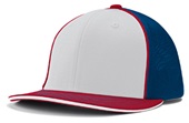 Champro Varsity Fitted Trucker Baseball Cap HC3 WHITE/ROYAL/SCARLET_SCARLET PIPE Primary